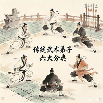 传统武术弟子六大分类.完整详解